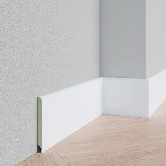 Radius 12 plint - MDF v313- 12 x 90 mm Rechtstreeks Van De Fabrikant
